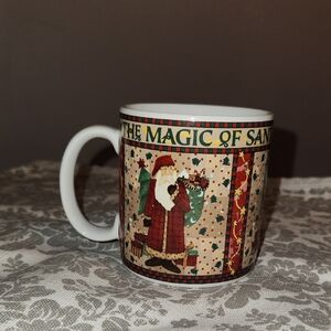 Vintage Sakura Magic of Santa Tea/ coffee Mug